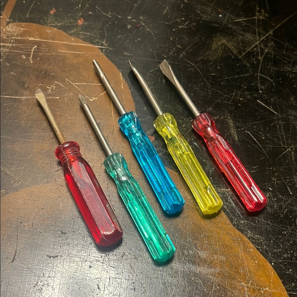 Set of Colorful mini Screwdrivers